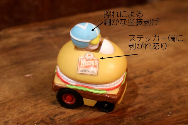 画像3: ct-250618-07 WENDY'S 1990 Kid's Meal Toy Fast Food RACERS "Sizzler Buggy"