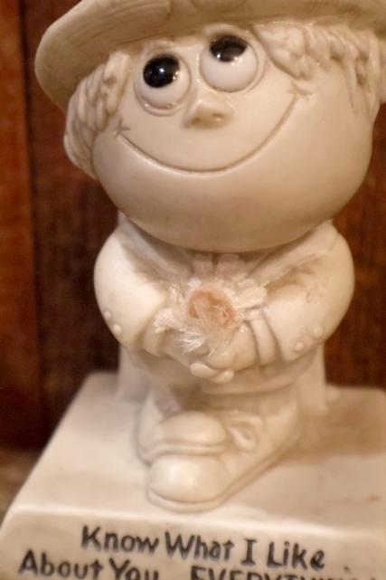 画像2: ct-220901-15 R& W BERRIES 1970's Message Doll "Know What I Like About You... EVERTTHING!"