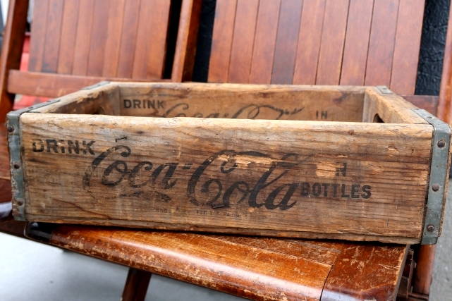 画像1: dp-260601-22 Coca-Cola / 1960's Wood Crate Box