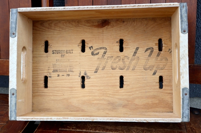 画像9: dp-260601-21 7 Up / THE UNCOLA 1968-1970 Wood Crate Box