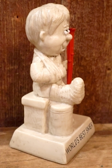 画像3: ct-220901-15 R& W BERRIES 1970's Message Doll "WORLD'S BEST SKIER"