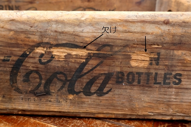 画像2: dp-260601-22 Coca-Cola / 1960's Wood Crate Box