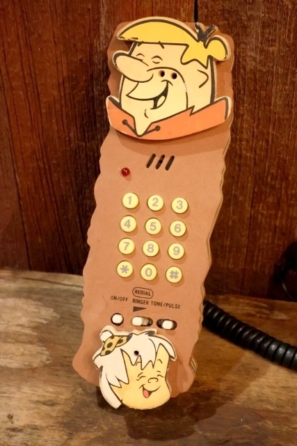 画像1: ct-240214-70 The Flintstones / RECYCO INC. 1990's Barnry Rubble & Bamm Bamm Phone