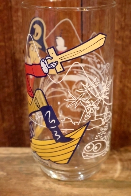 画像3: gs-260801-08 McDonald's / 1977 McDONALDLAND Action Series Glass "Captain Crook"