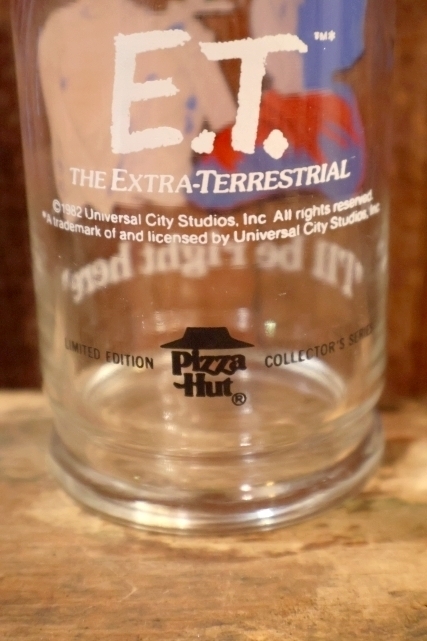 画像5: gs-260801-15 E.T. / Pizza Hut 1982 Novelty Glass "I'll be right here"