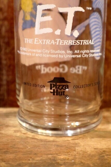 画像5: gs-260801-14 E.T. / Pizza Hut 1982 Novelty Glass "Be Good"