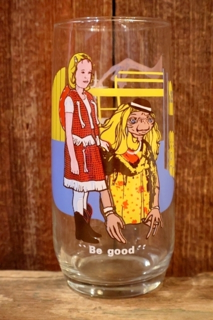 画像1: gs-260801-16 E.T. / AAFES 1982 Glass "Be good" (D)