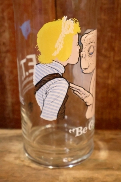 画像3: gs-260801-14 E.T. / Pizza Hut 1982 Novelty Glass "Be Good"