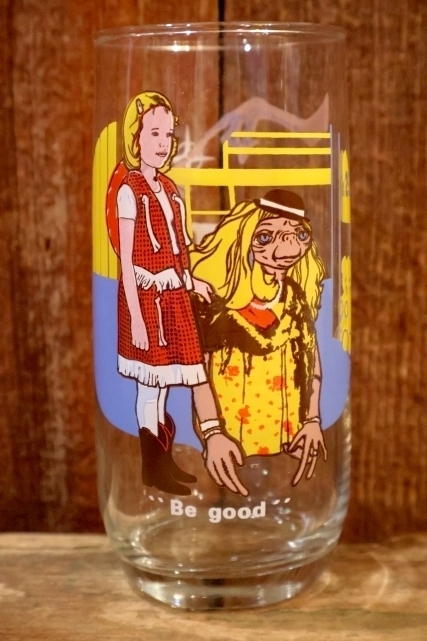 画像1: gs-260801-16 E.T. / AAFES 1982 Glass "Be good" (F)