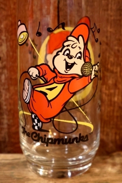 画像3: gs-260801-01 Alvin and the Chipmunks / Alvin 1980's Glass