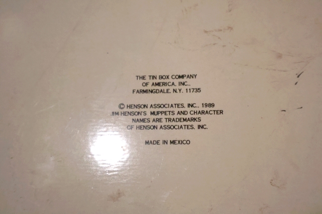 画像13: ct-260801-42 The Muppets / 1989 Tin Can