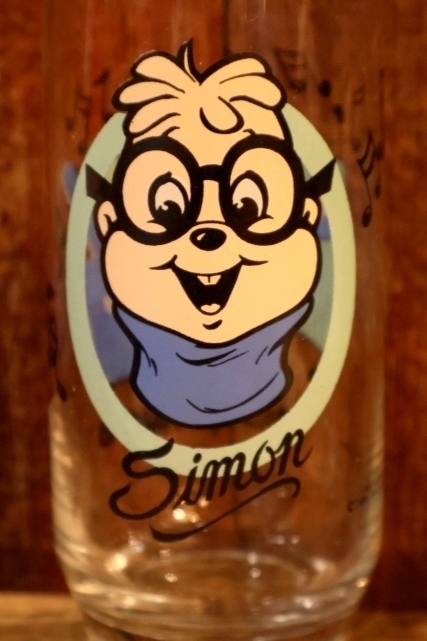 画像2: gs-260801-02 Alvin and the Chipmunks / Simon 1980's Glass