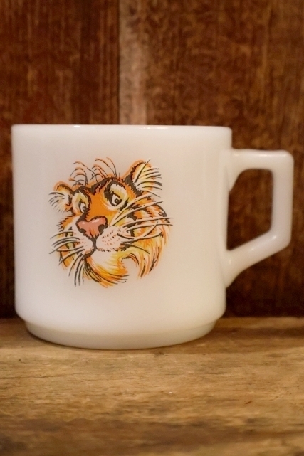 画像1: kt-260801-01 Esso Tiger / Fire-King 1960's Short Mug