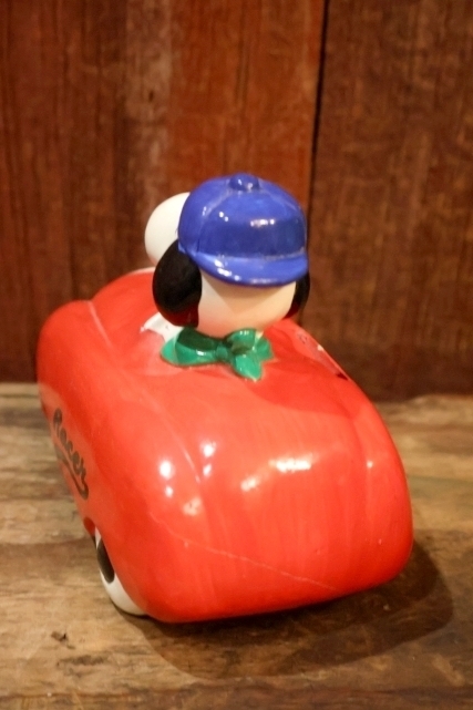 画像4: ct-260801-02 Snoopy / Determined 1970's Coin Bank "Racer Car"