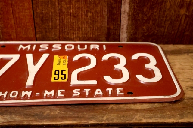 画像5: dp-250205-21 License Plate 1980's MISSOURI "P7Y 233"