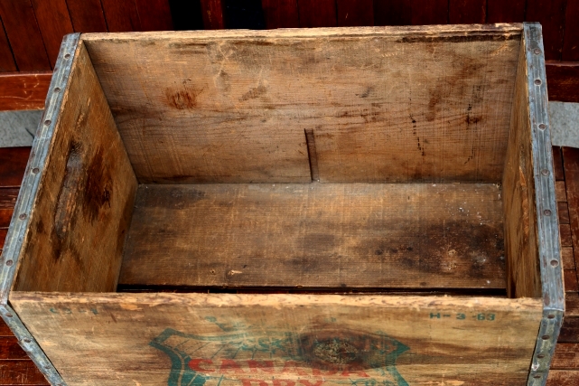 画像11: dp-260801-20 CANADA DRY / 1960's Wood Crate Box