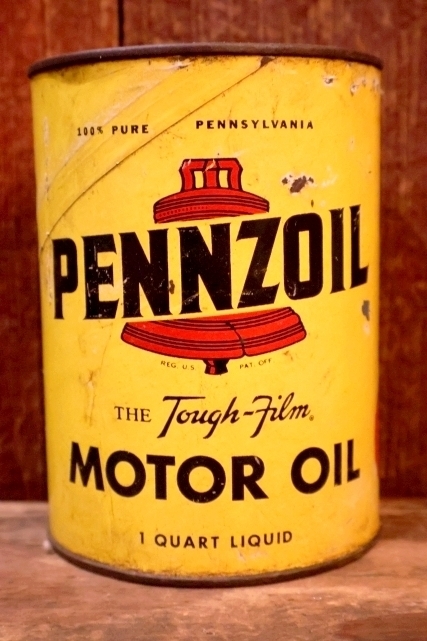 画像1: dp-260417-08 PENNZOIL 1950's-1960's ONE U.S. QUART MOTOR OIL CAN