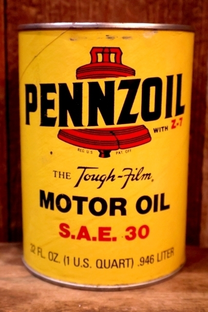 画像1: dp-260417-08 PENNZOIL WITH Z-7 S.A.E. 30 ONE U.S. QUART MOTOR OIL CAN　