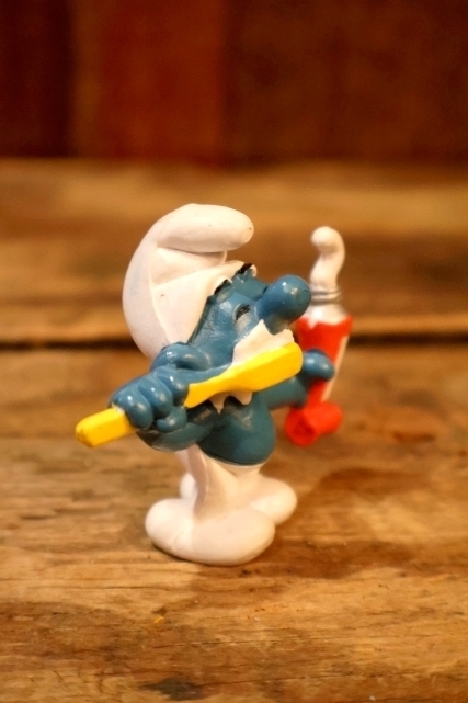 画像2: ct-241008-68 Smurf / PVC Figure "Toothbrush" #20064