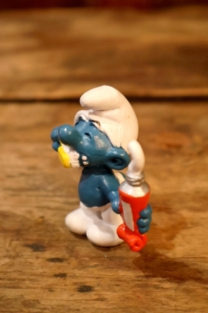 画像3: ct-241008-68 Smurf / PVC Figure "Toothbrush" #20064
