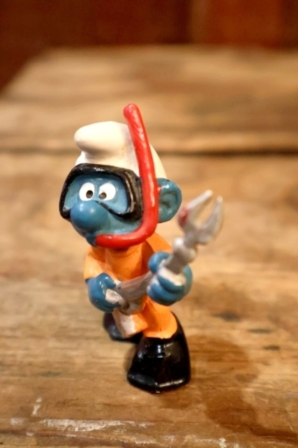 画像2: ct-241008-68 Smurf / PVC Figure "Diver" #20120