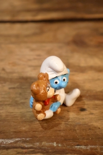 画像3: ct-241008-68 Smurf / PVC Figure "Baby & Teddy Bear" #20205