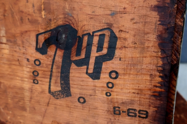 画像12: dp-260801-19 SEVEN UP 7 Up / 1960's Wood Crate Box