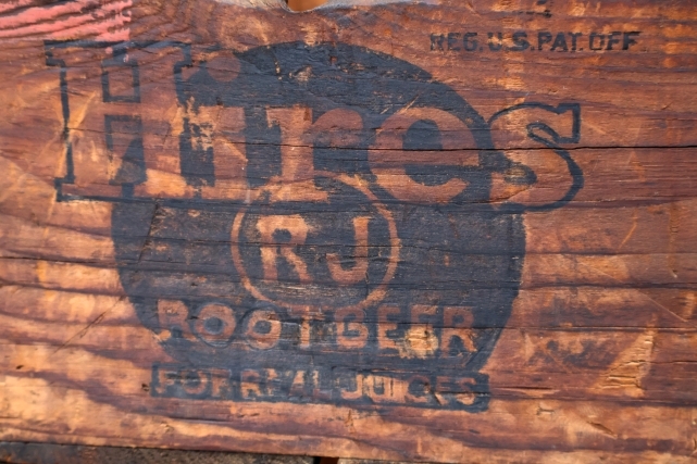 画像8: dp-260801-21 Hires ROOT BEER / 1950's-1960's Wood Crate Box