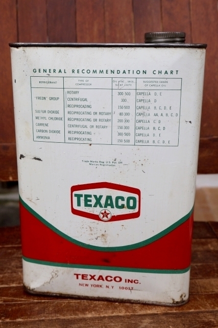 画像4: dp-260902-03 TEXACO 1960's CAPELLA OIL ONE U.S. GALLON CAN