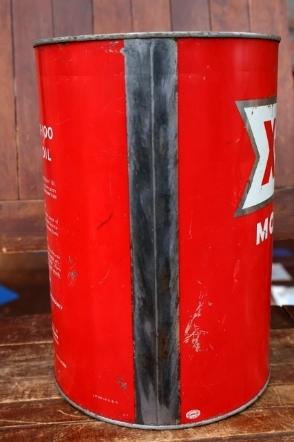 画像7: dp-260901-50 SHELL 1960's X-100 MOTOR OIL 5 U.S. QUARTS CAN