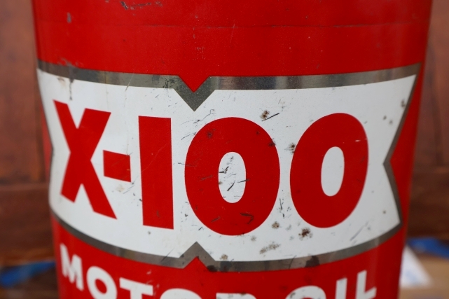 画像3: dp-260901-50 SHELL 1960's X-100 MOTOR OIL 5 U.S. QUARTS CAN