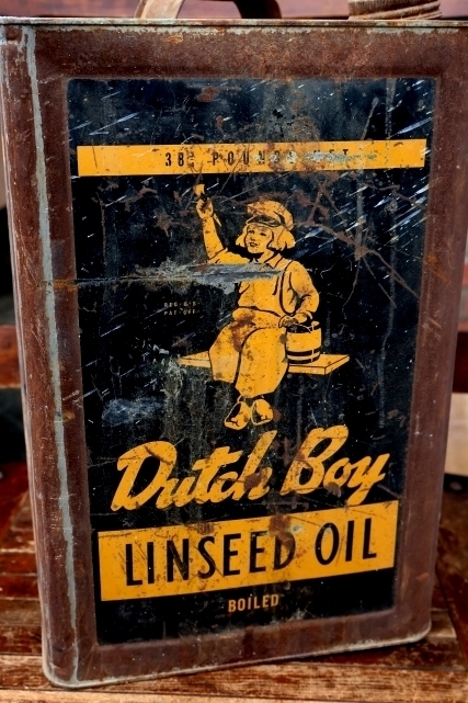 画像7: dp-260901-22 NATIONAL LEAD COMPANY 1960's Dutch Boy LINSEED OIL 38 POUNDS CAN