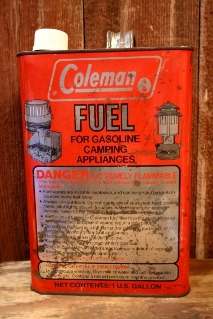 画像1: dp-260801-15 Coleman mid 1980's-1990's FUEL 1 U.S. GALLON CAN