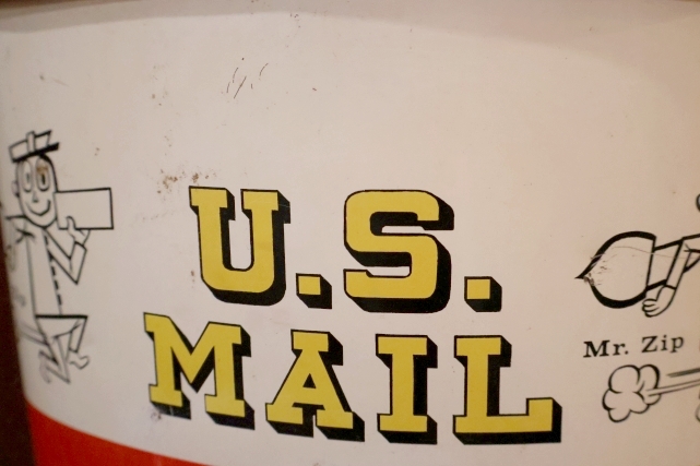 画像8: ct-260901-01 U.S. MAIL / MR. ZIP 1960's TRASH CAN