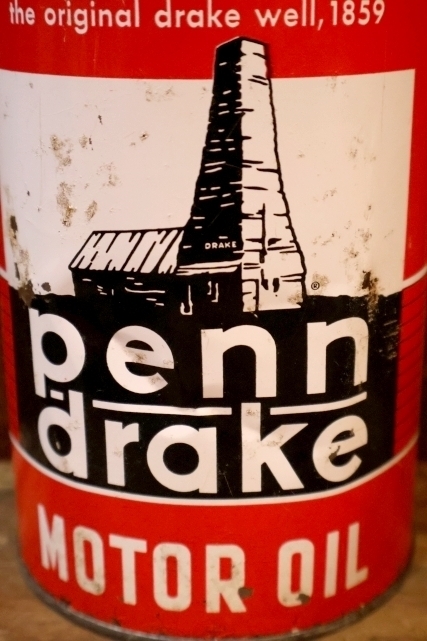 画像2: ct-260902-06 PENNSYLVANIA REFINING COMPANY 1950's-1960's penn drake ONE U.S. QUART MOTOR OIL CAN
