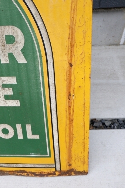画像5: 【※店頭ピックのみ】dp-260901-25 QUAKER STATE MOTOR OIL 1960's "Buy Quality" Metal Sign