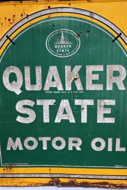 画像3: 【※店頭ピックのみ】dp-260901-25 QUAKER STATE MOTOR OIL 1960's "Buy Quality" Metal Sign