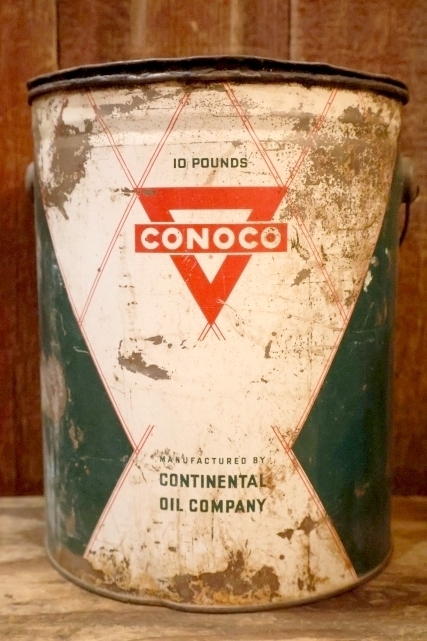 画像1: dp-260901-45 CONOCO 1950's 10 POUNDS GREASE CAN