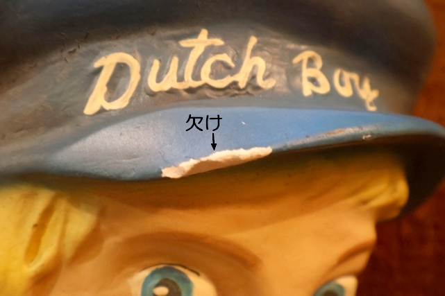 画像3: ct-260922-06 Dutch Boy Paint / 1930's-1940's Chalkware String Holder Wall Decor