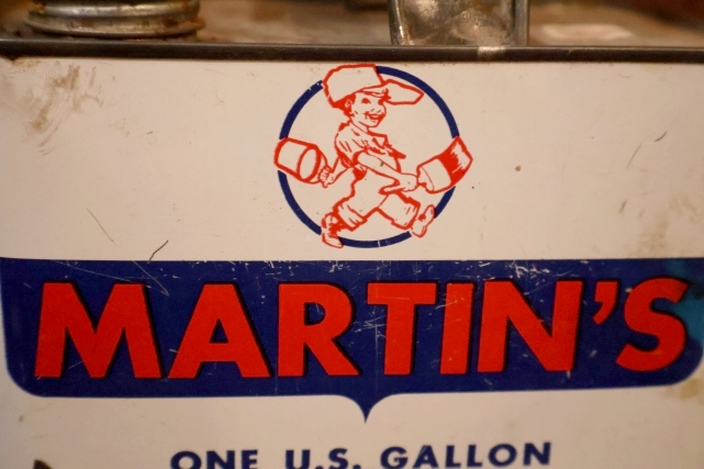 画像2: dp-260902-09 MARTIN PAINT STORES INC., MARTIN'S PAINT THINNER ONE U.S. GALLON CAN