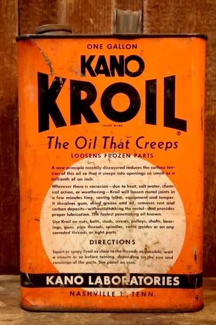 画像1: dp-260902-07 KANO LABORATORIES KANO KROIL ONE U.S. GALLON CAN