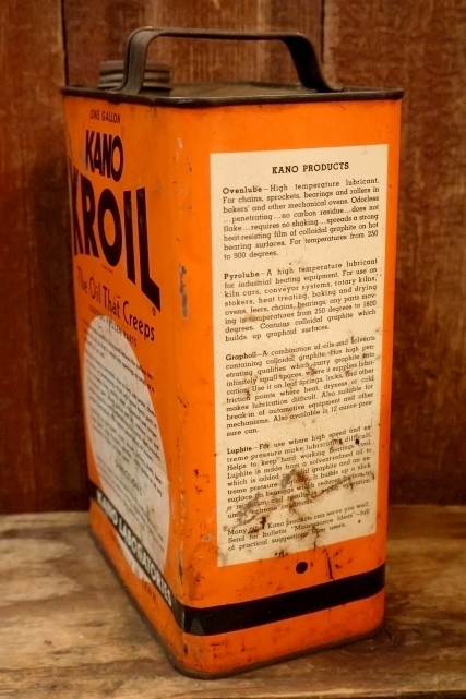 画像5: dp-260902-07 KANO LABORATORIES KANO KROIL ONE U.S. GALLON CAN