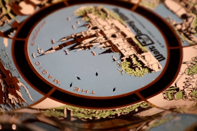 画像3: ct-261001-02 Walt Disney World / The Magic Kingdom 1970's Souvenir Glass Tray
