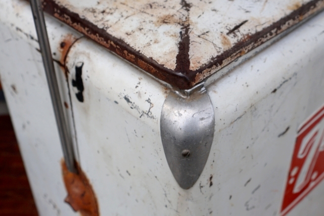画像13: dp-260922-02 7 Up 1950's ROGRESS REFRIGERATOR CO. Metal Cooler Box