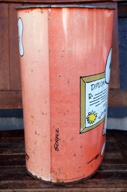 画像11: ct-260901-05 Snoopy & Charlie Brown / CHEINCO 1970's Trash Can (Red)