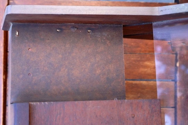 画像3: dp-260901-29 EVEREADY 1950's TRANSISTER BATTERIES WOOD SHOWCASE