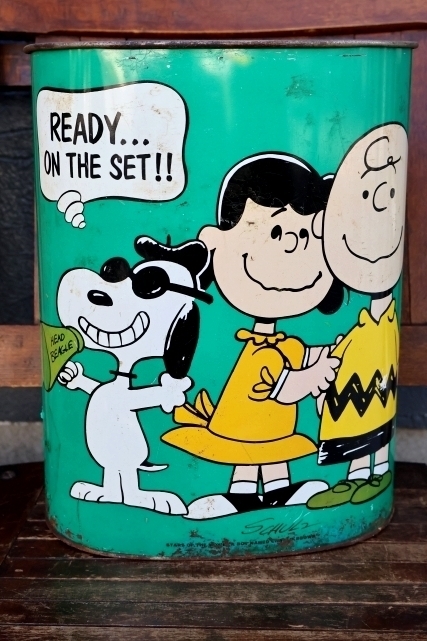 画像1: ct-260901-04 PEANUTS / CHEINCO 1960's-1970's Trash Can