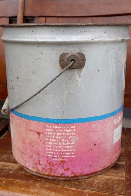 画像8: dp-260901-41 FINA 1970's LUBRICANTS 35 POUNDS OIL CAN