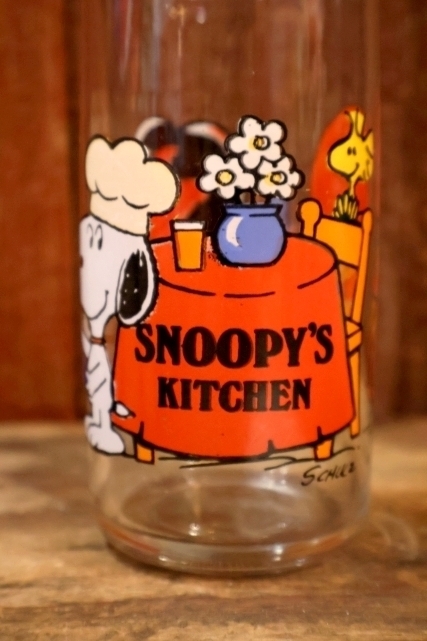 画像2: gs-261001-02 SNOOPY'S KITCHEN 1980's Anchor Hocking Glass