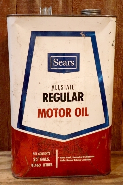 画像4: dp-260902-19 Sears ALLSTATE REGULAR MOTOR OIL 2 1/2 U.S. GALLONS CAN
